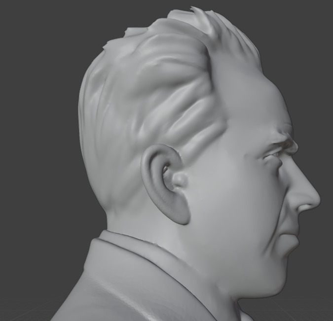Werner Heisenberg 3D print model_25