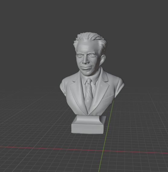 Werner Heisenberg 3D print model_16