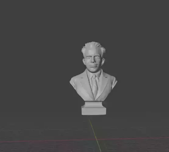 Werner Heisenberg 3D print model