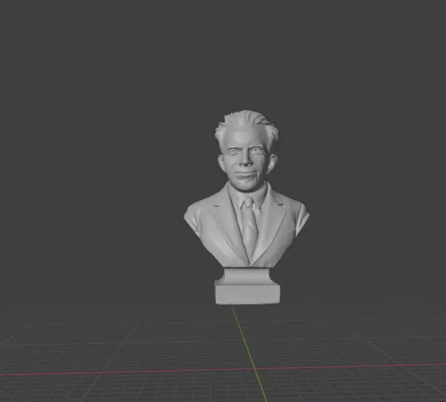 Werner Heisenberg 3D print model_0
