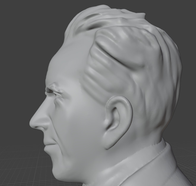 Werner Heisenberg 3D print model_17