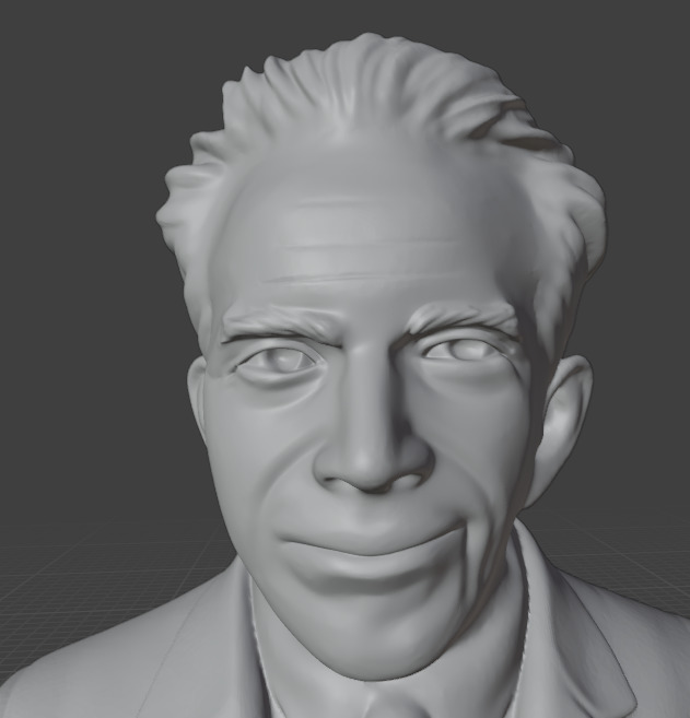 Werner Heisenberg 3D print model_27