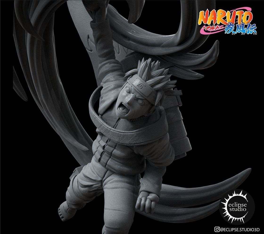 Naruto vs Pain 3D print model_1