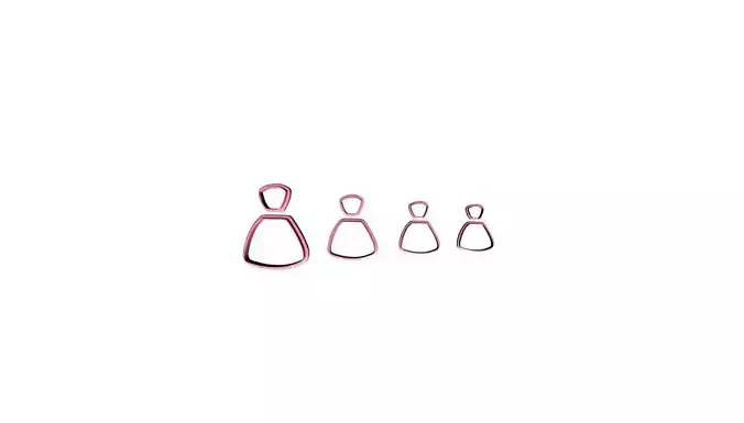 polymer clay cutters- set