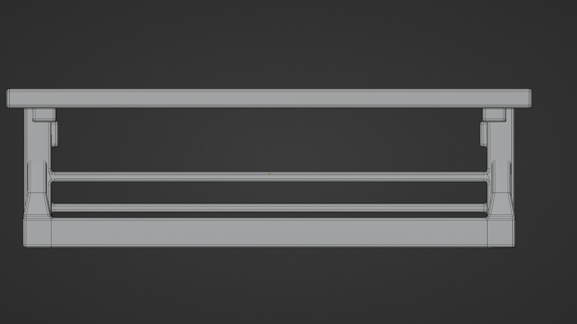 Medieval Table - Game Ready Low-poly 3D model_13