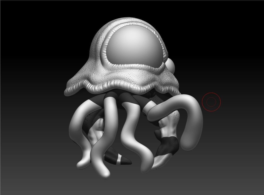 TENTACRUEL octopus in water 3D print model_2