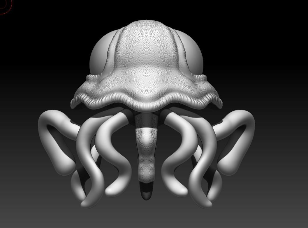 TENTACRUEL octopus in water 3D print model_3