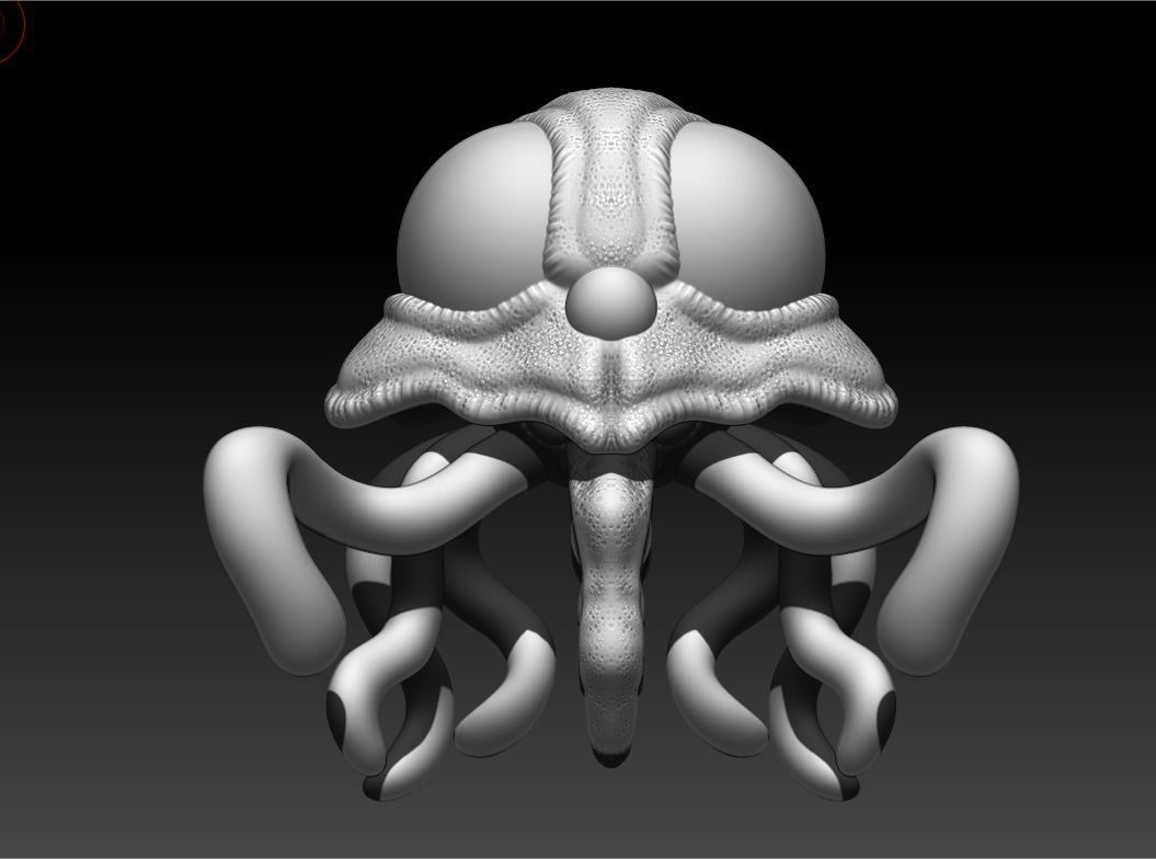TENTACRUEL octopus in water 3D print model_1