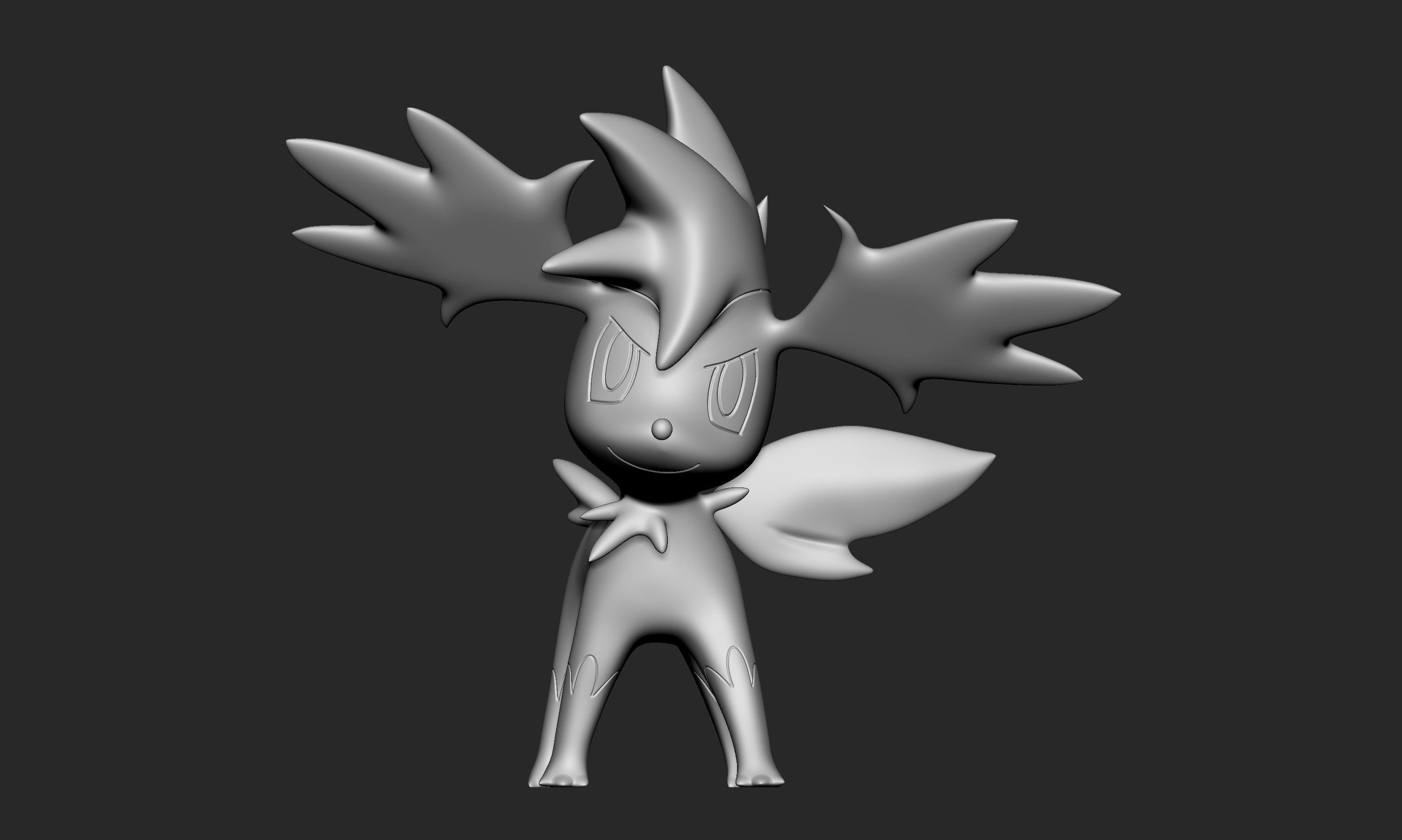 Pokemon - Shaymin both forms 3D print model_3