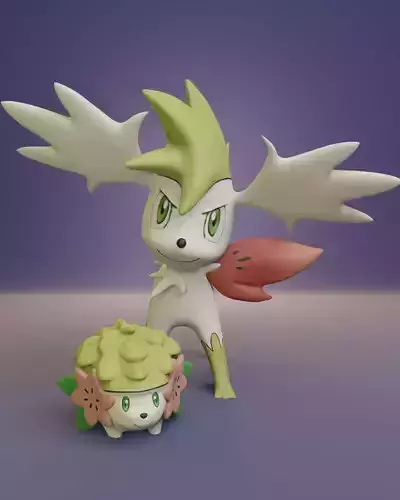 Pokemon - Shaymin both forms