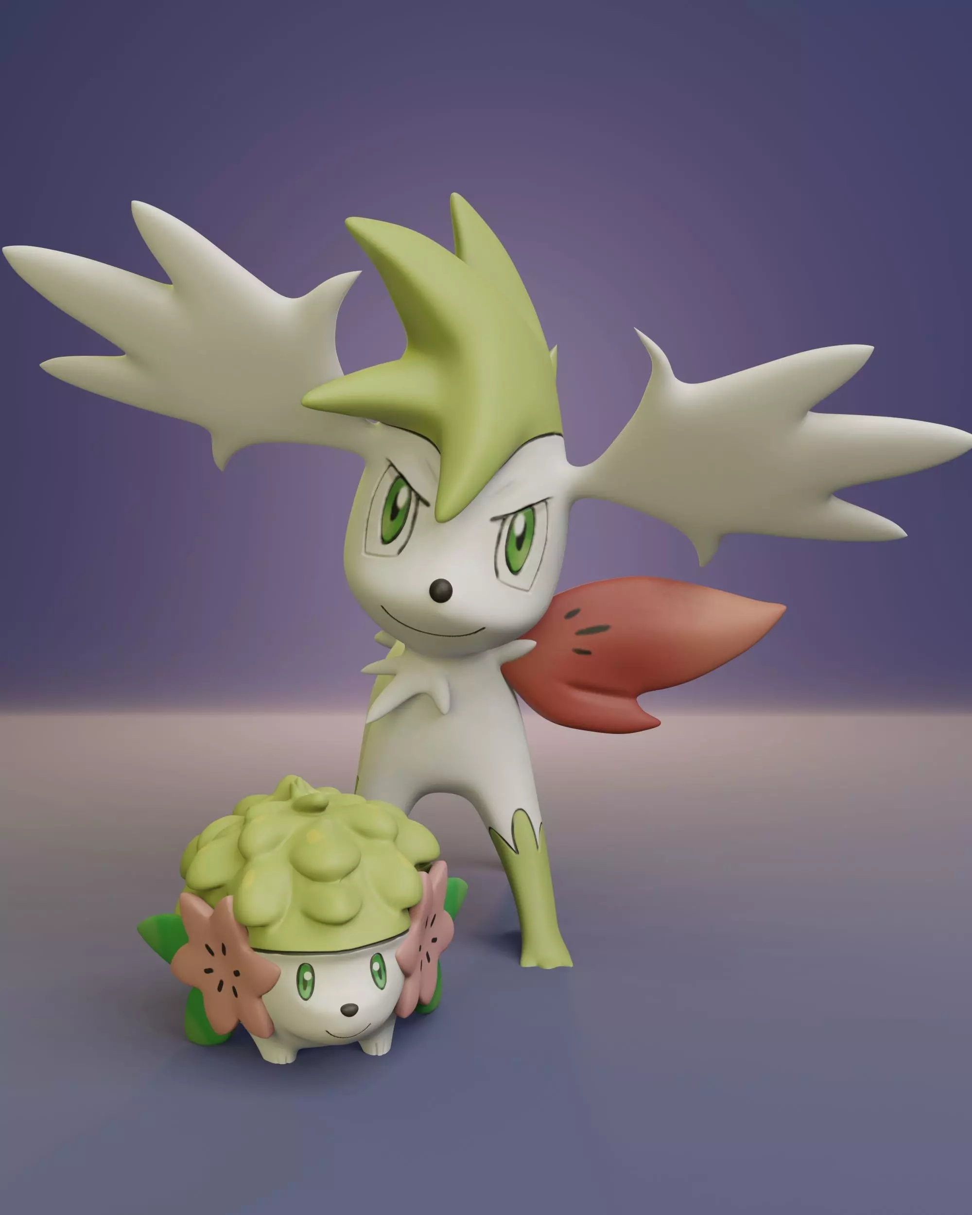 Pokemon - Shaymin both forms 3D print model_0