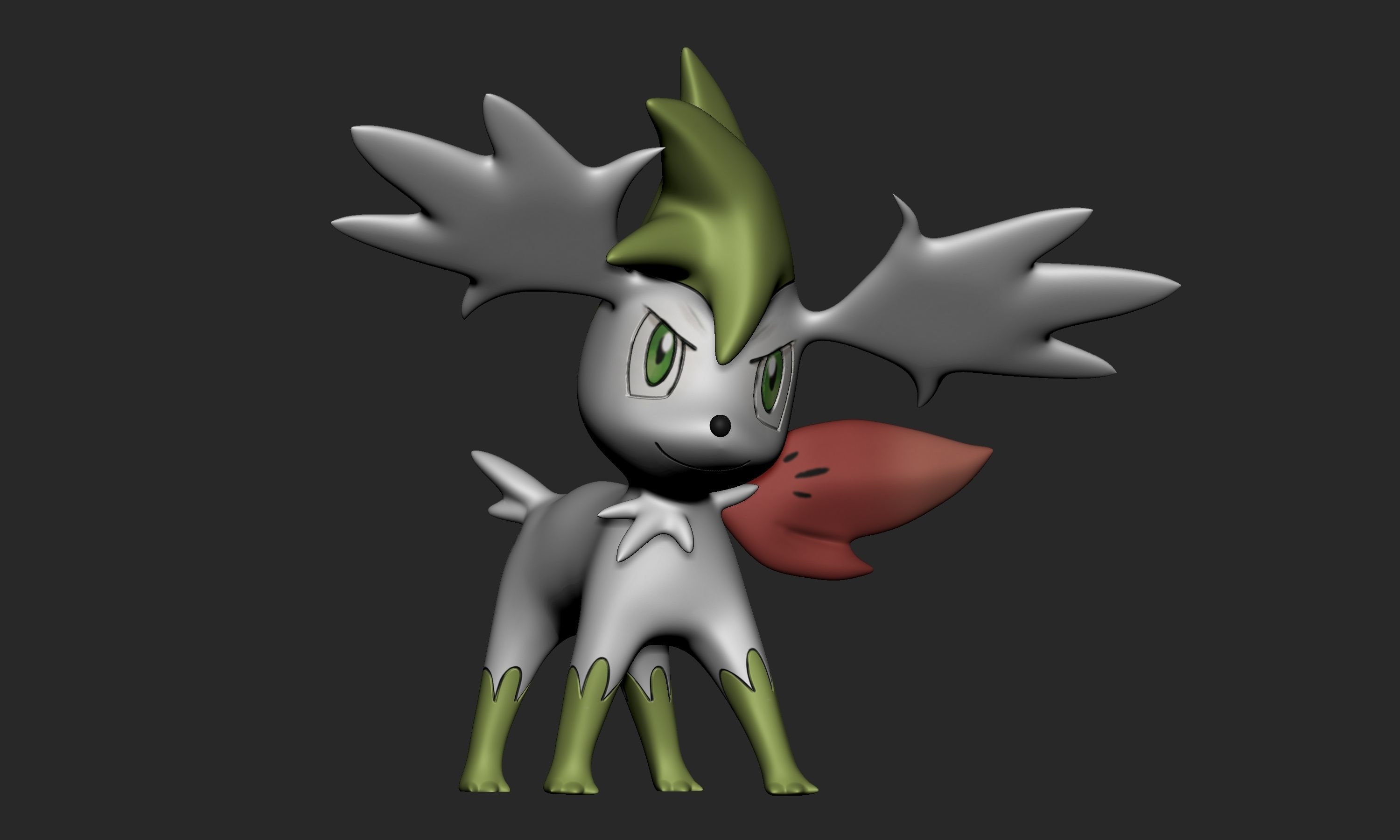 Pokemon - Shaymin both forms 3D print model_9