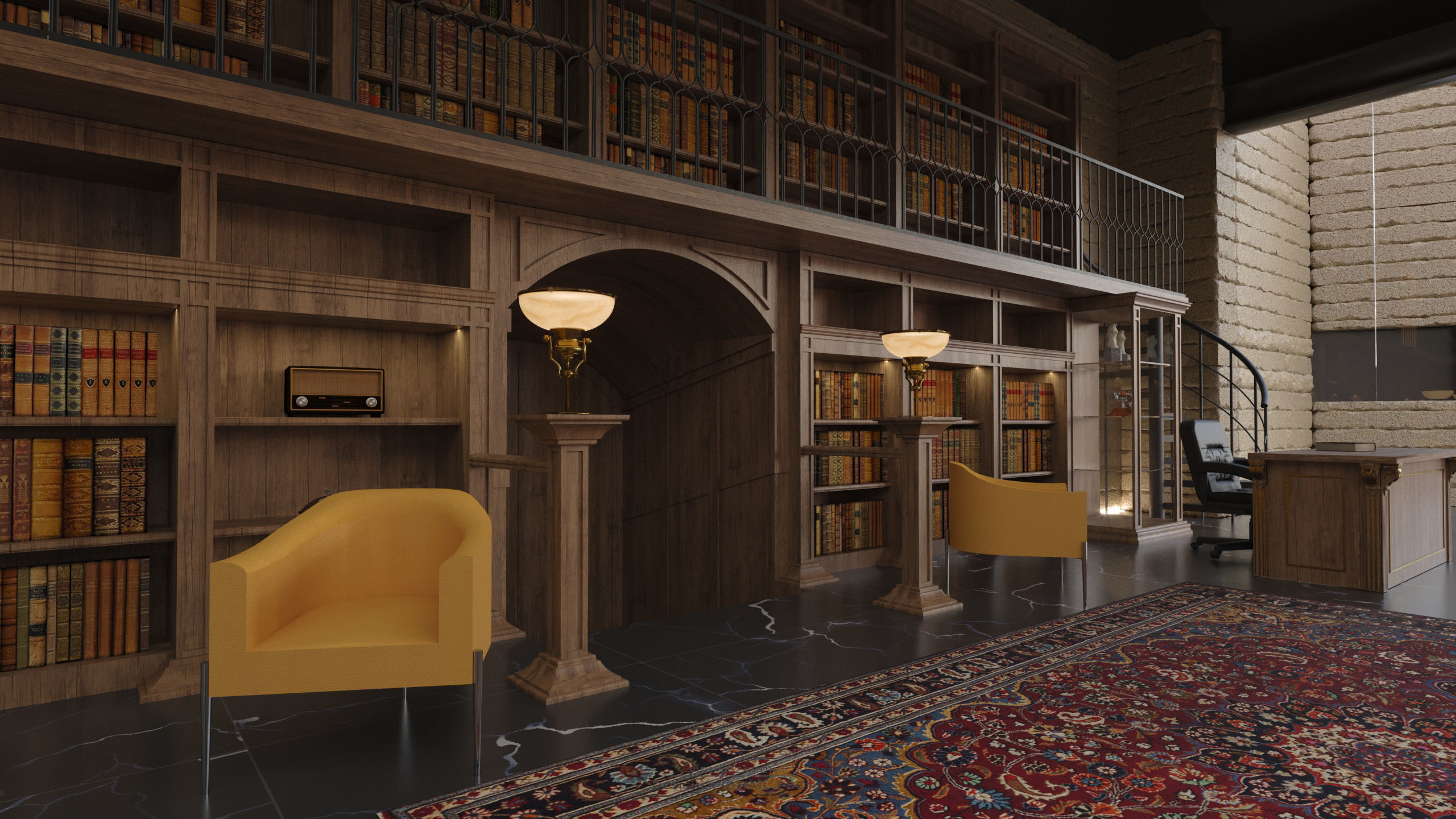 Lucifer House Low-poly 3D model_6