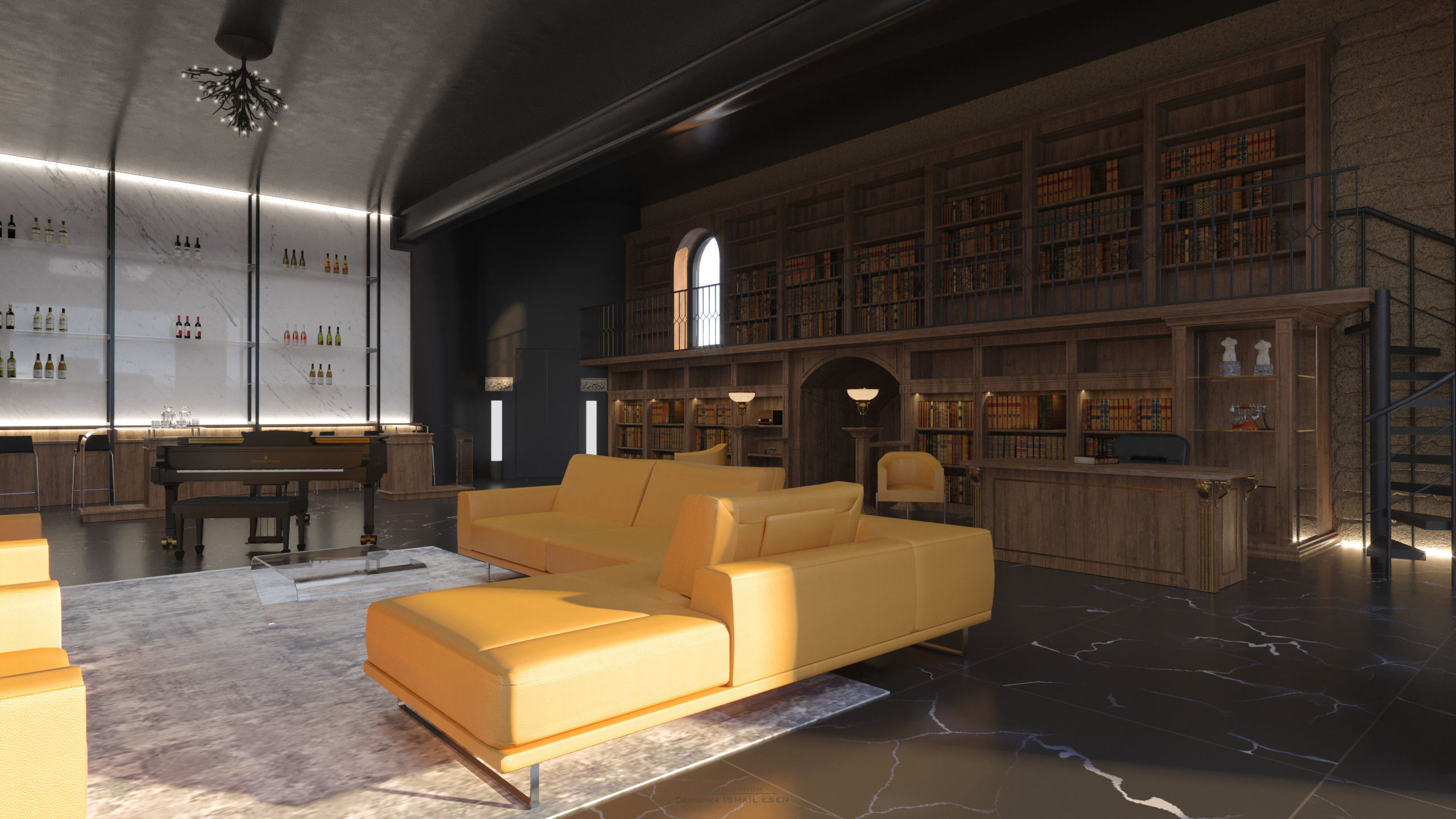 Lucifer House Low-poly 3D model_4