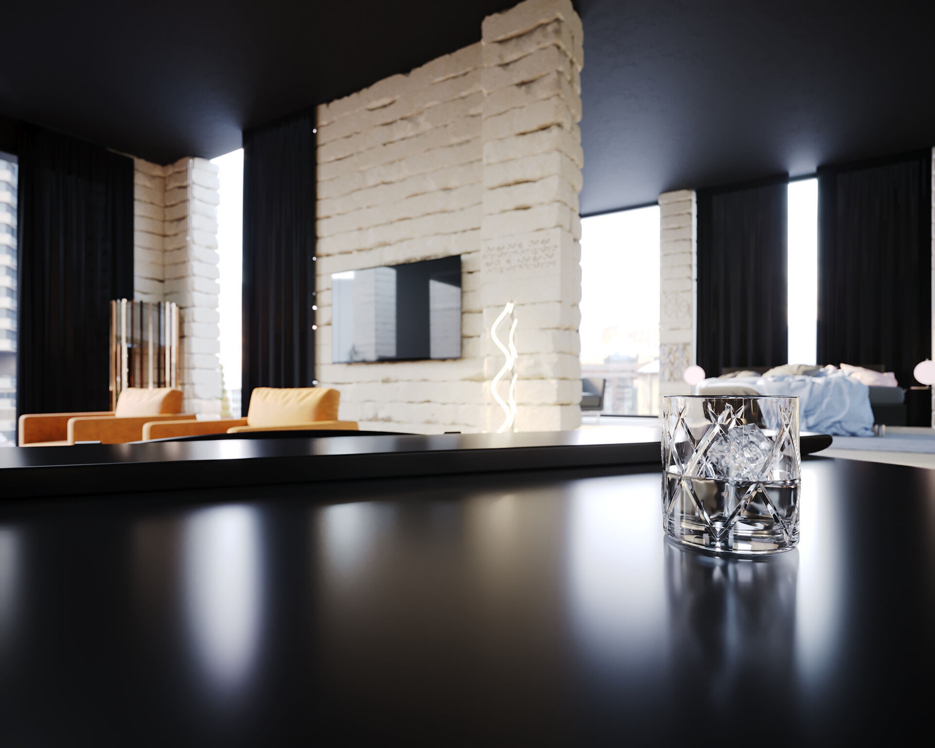 Lucifer House Low-poly 3D model_3