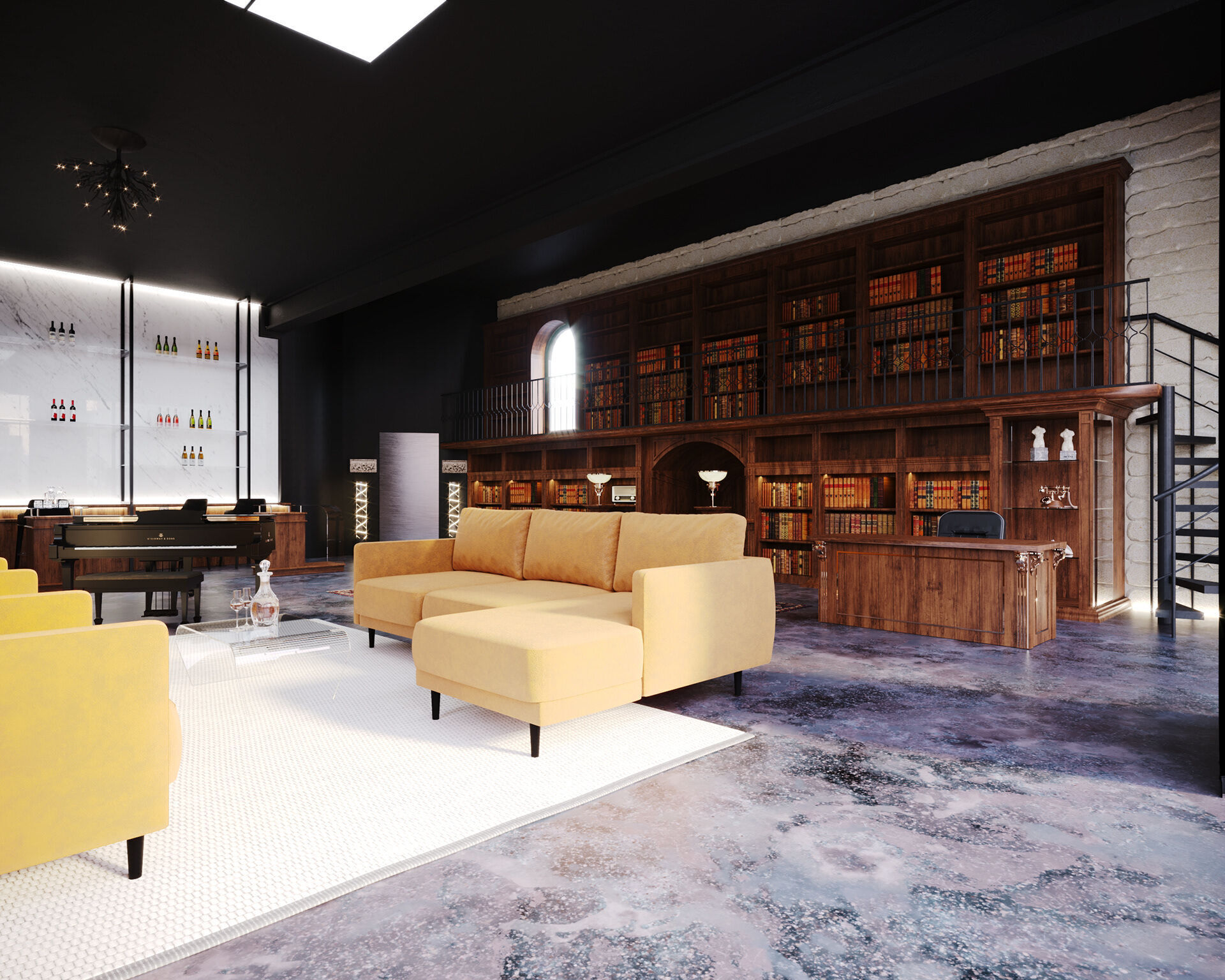 Lucifer House Low-poly 3D model_1