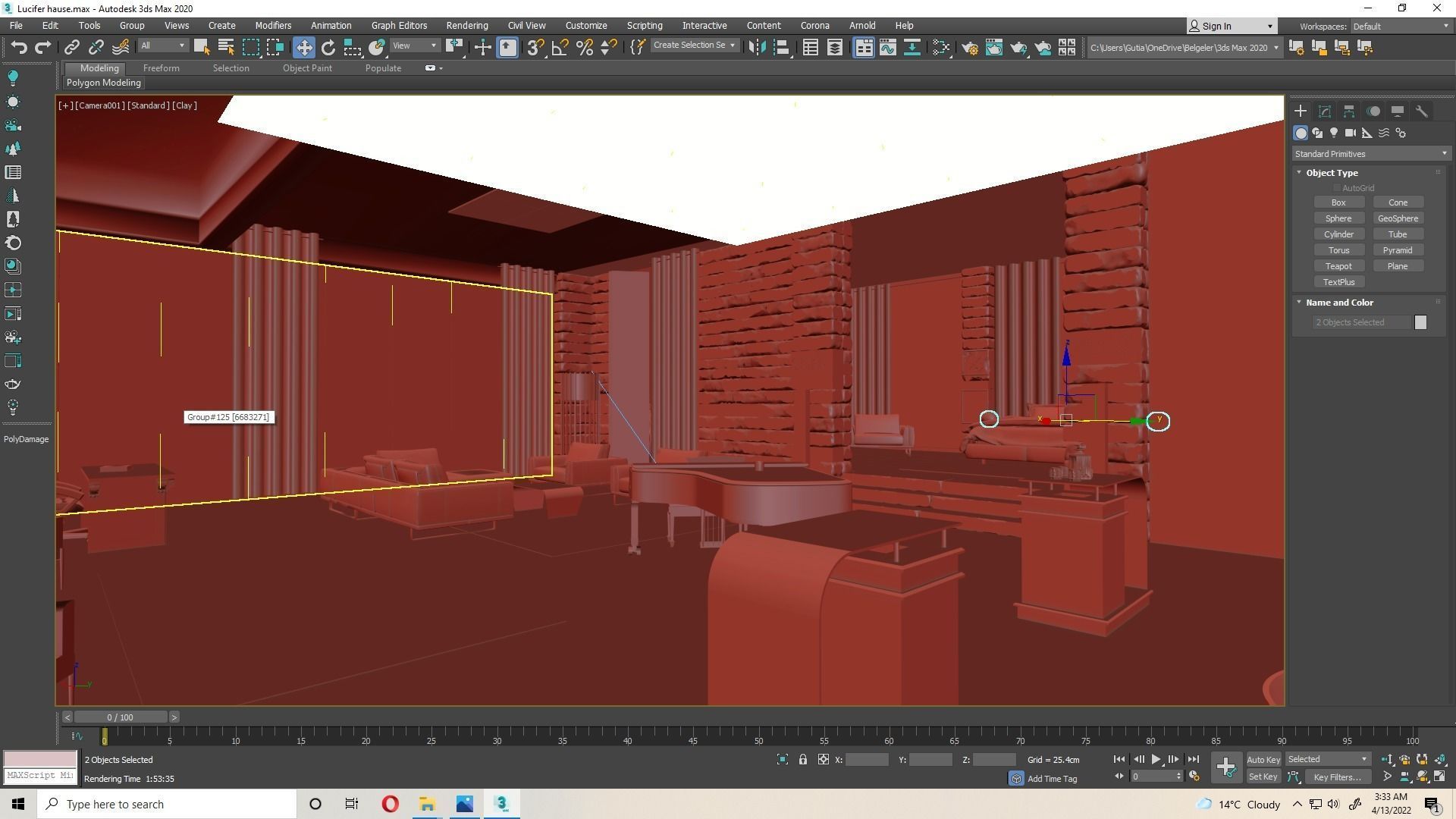 Lucifer House Low-poly 3D model_7