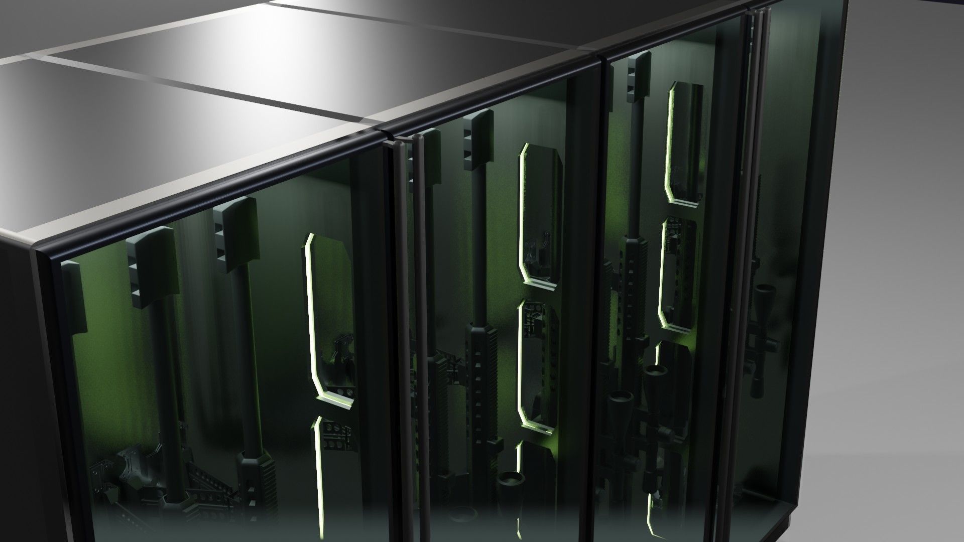 Weapon cases 3D Model Collection_14