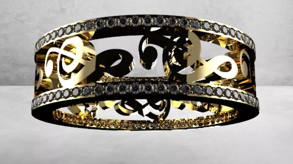 Musical Note Ring Free 3D print model