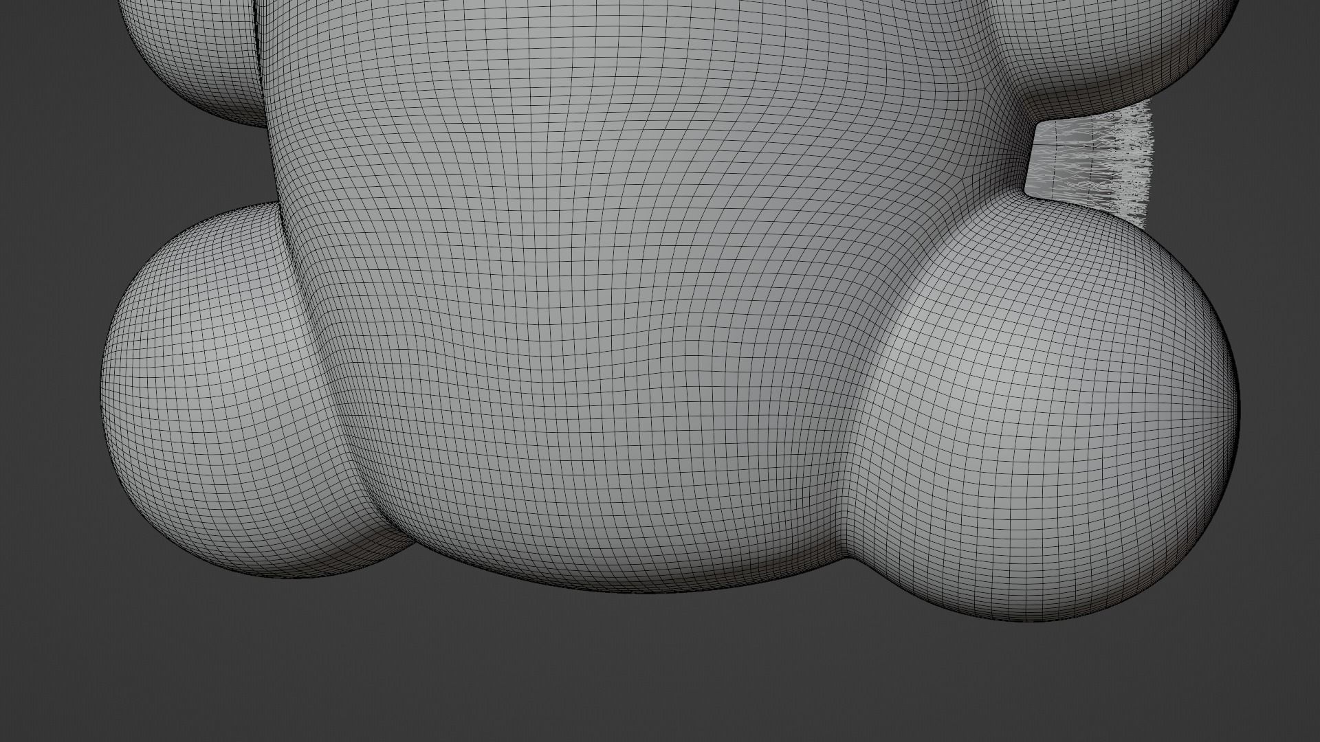 Keychain Fox - Light Blue and White 3D model_12