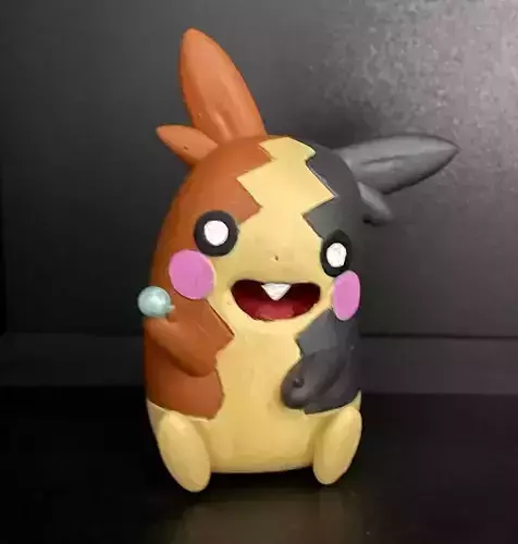 Morpeko 3D Print pokemon figurine on table