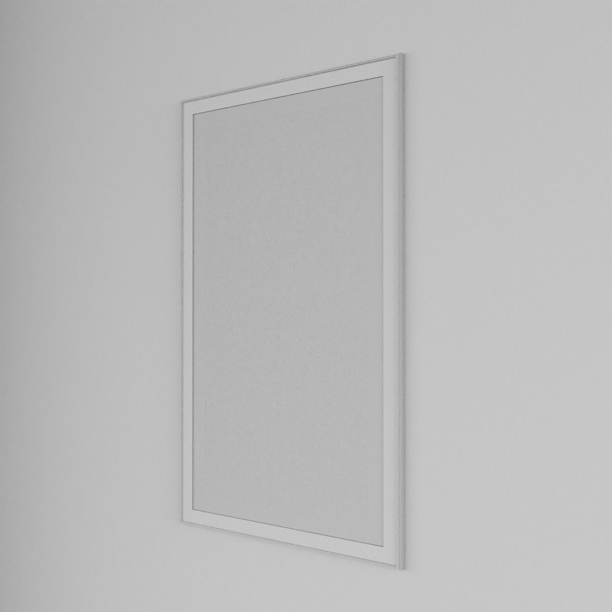 Painting in Frame Picasso Style 2 Low-poly 3D model_5