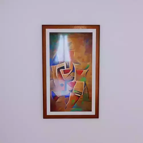 Painting in Frame Picasso Style 2