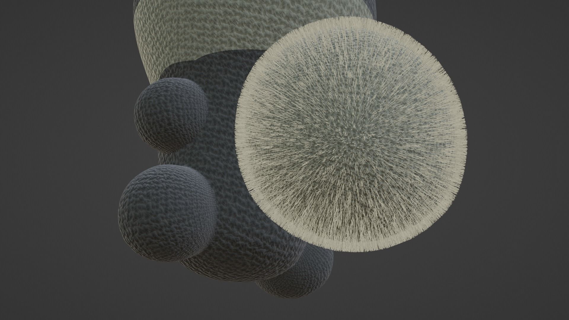 Keychain Fox - Gray and Beige 3D model_13