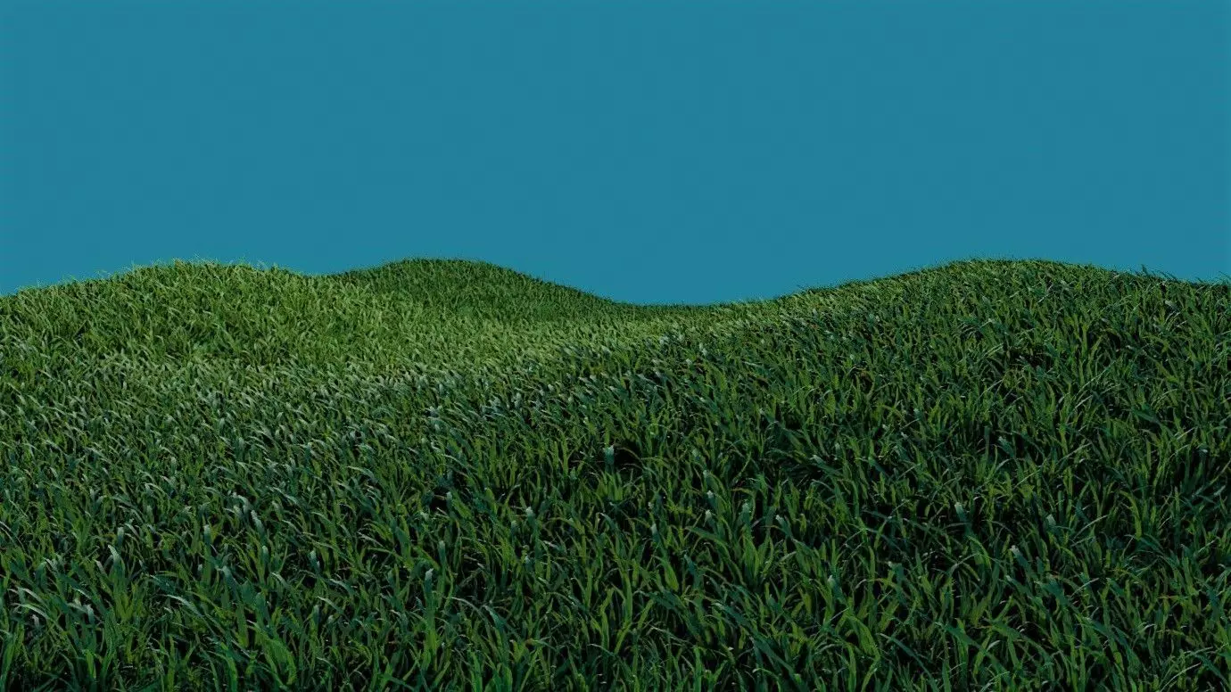 Simple Blender Grass 3D Model Free 3D model_0