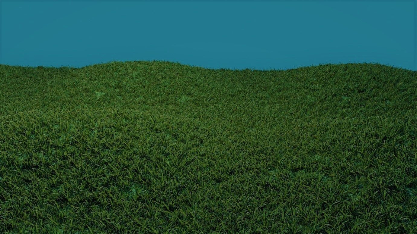 Simple Blender Grass 3D Model Free 3D model_1