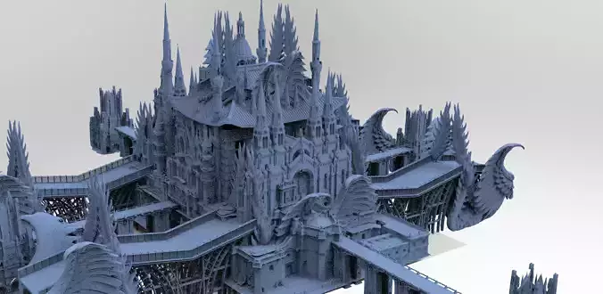 Gothic Palace Victorian exterior 5 