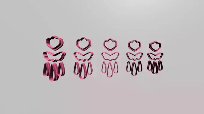 polymer clay cutter flower