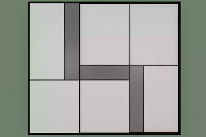 sliding wardrobe Free 3D model