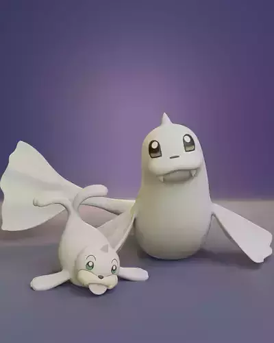 Pokemon - Seel and Dewgong