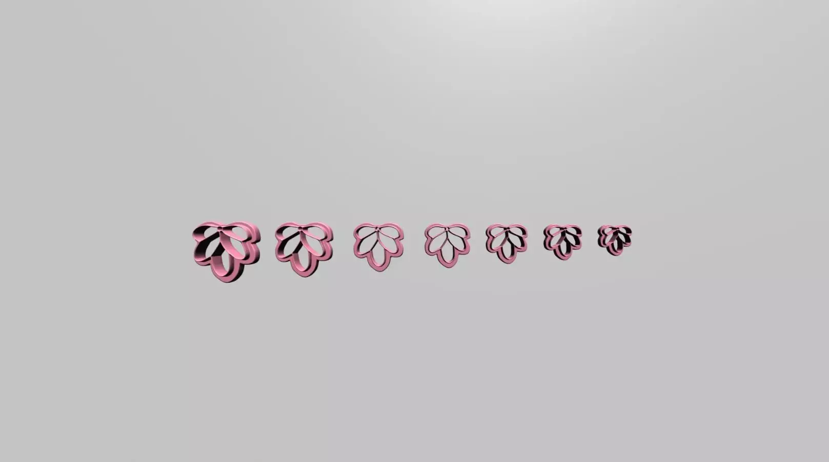 polymer clay cutters set 3D print model_0