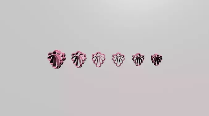 flowers- polymer clay cutters