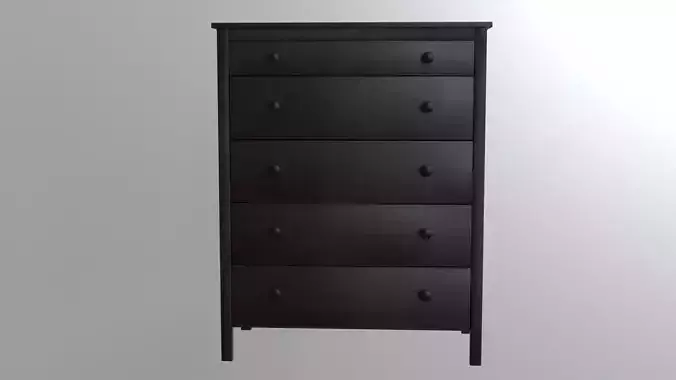 Furniture Black-Brown  Dresser 