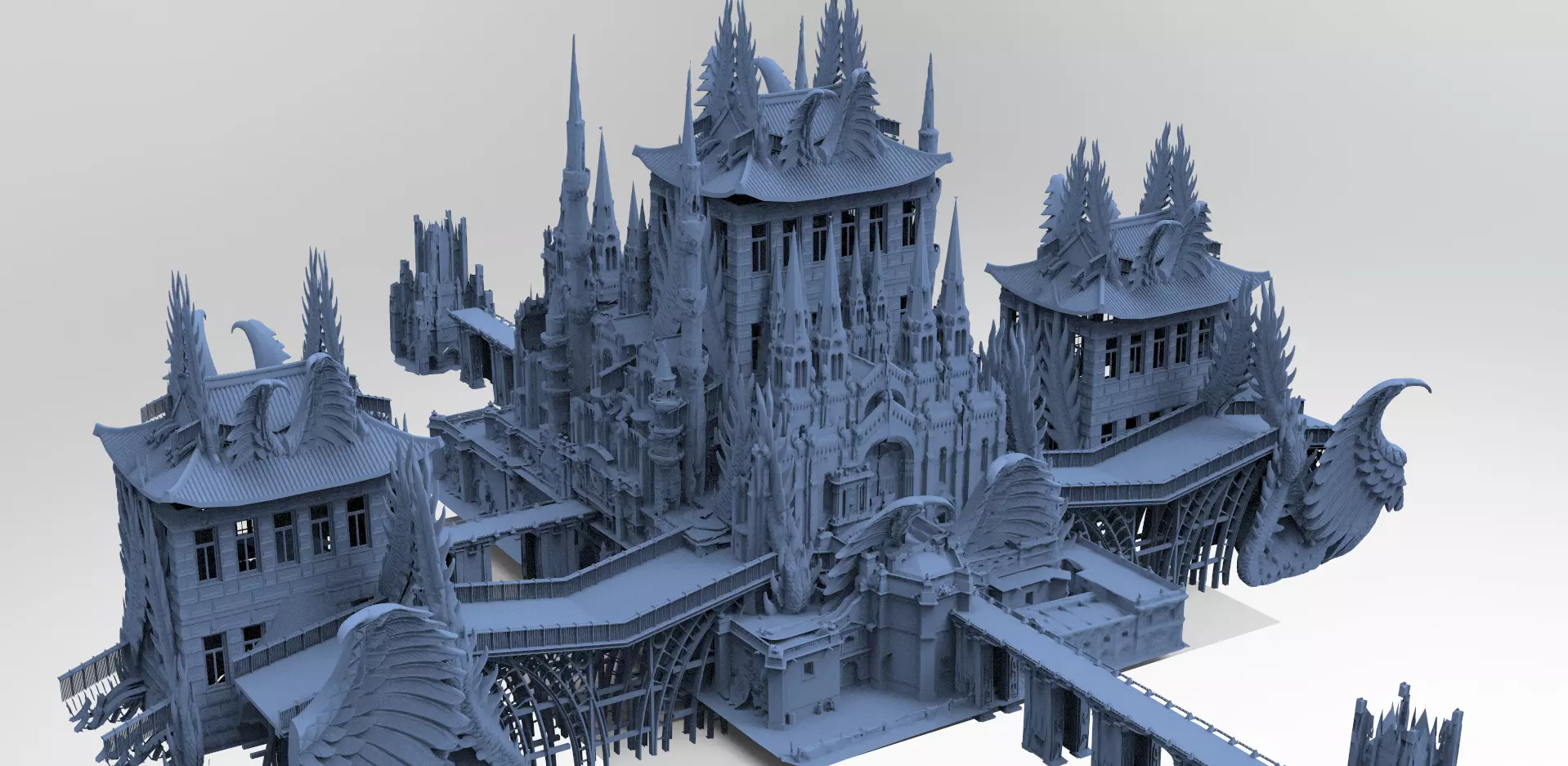 Night Hunter Palace 1 Victorian exterior 1  3D model_0