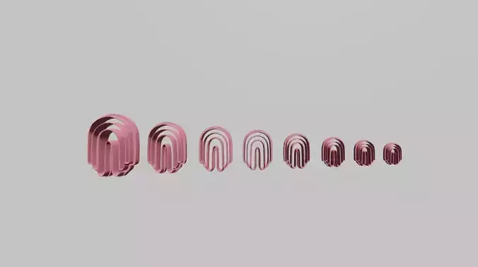 polymer clay cutters- set