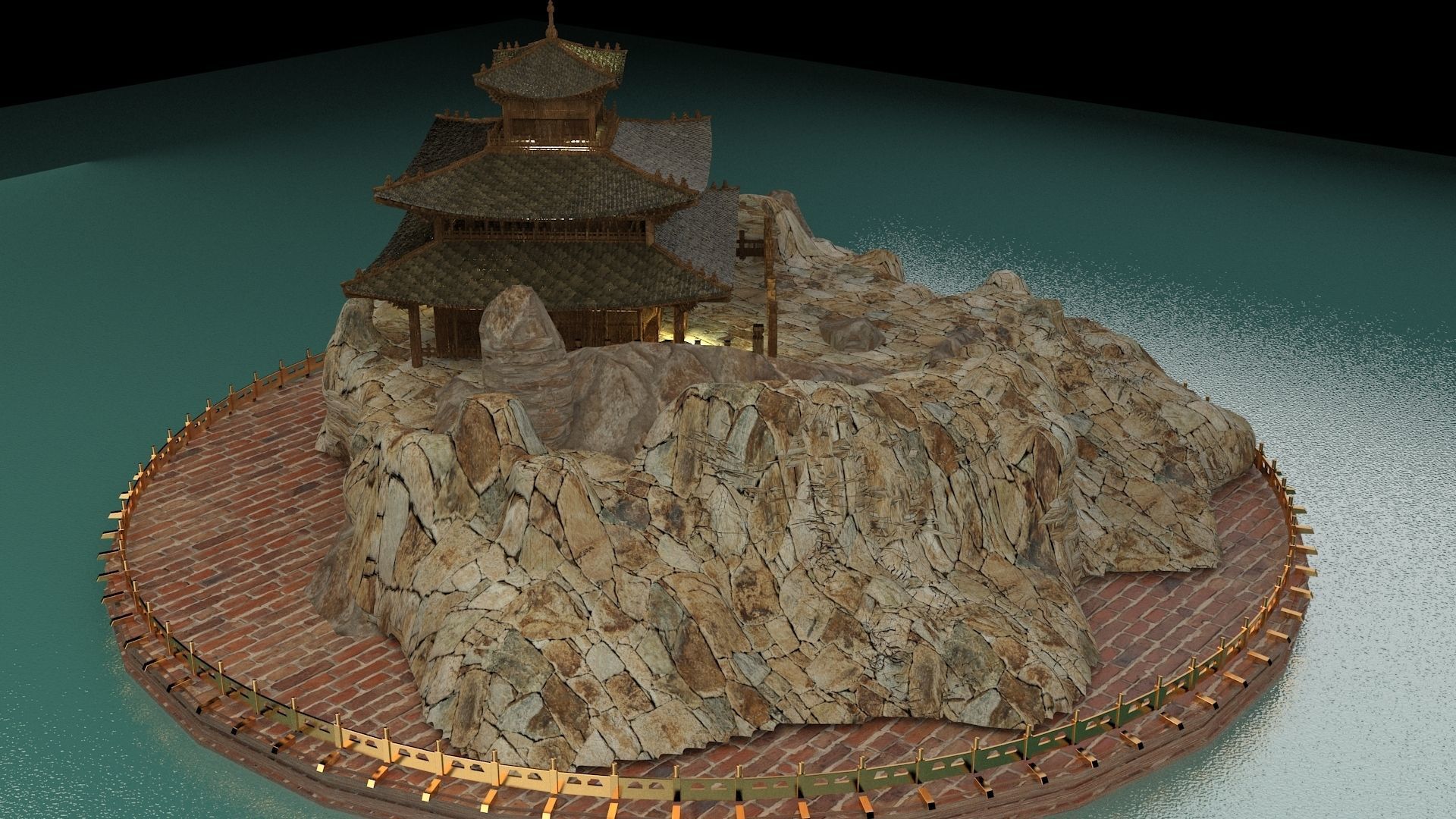 Chinese ancient house 3D model_2