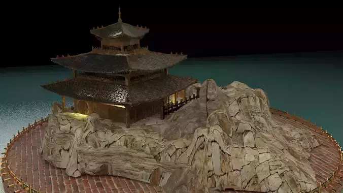 Chinese ancient house 3D model