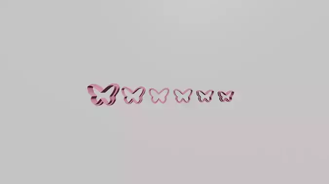 butterfly polymer clay cutters