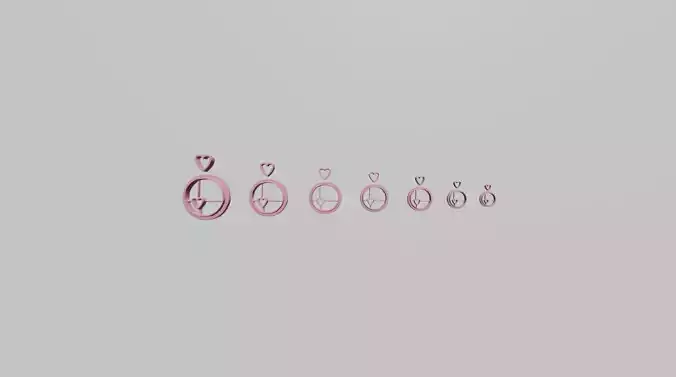 polymer clay cutters- heart