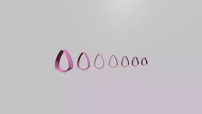 polymer clay cutters set