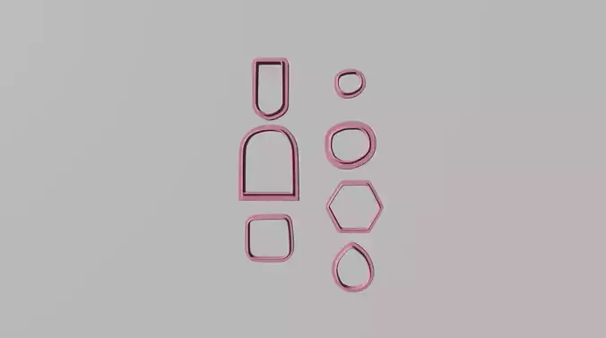 polymer clay cutters- pack