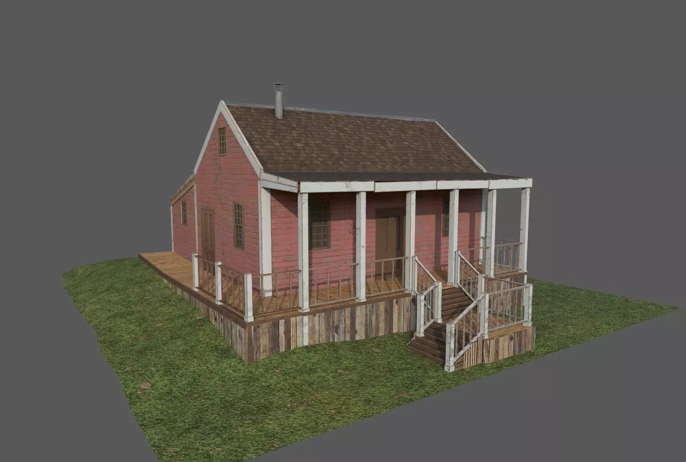 old house Free 3D model