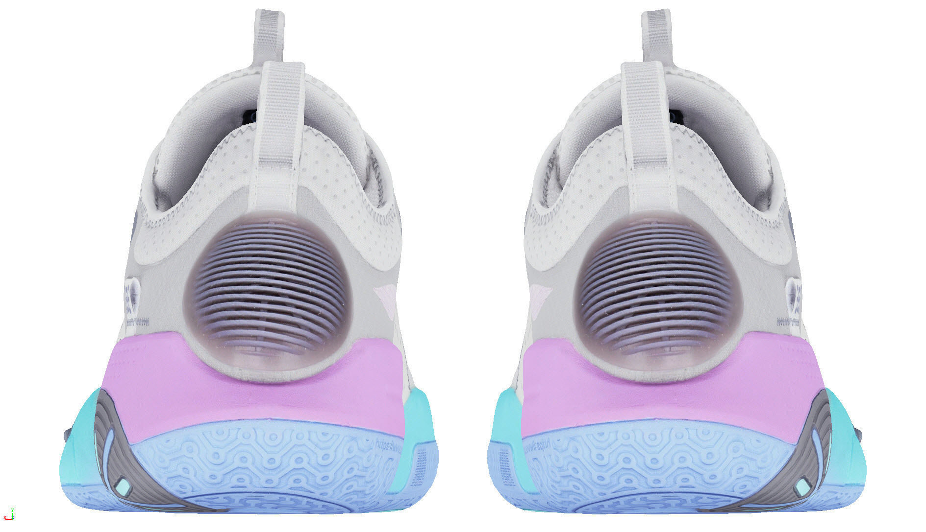 cybertech wear fashion sneaker 3D model_4