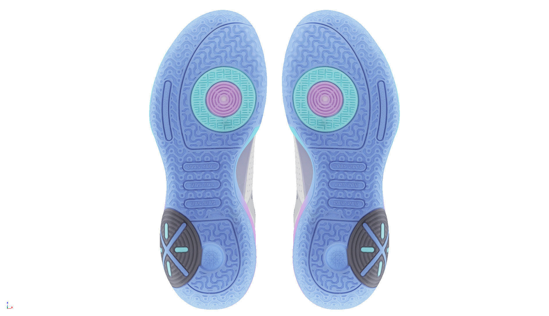 cybertech wear fashion sneaker 3D model_7