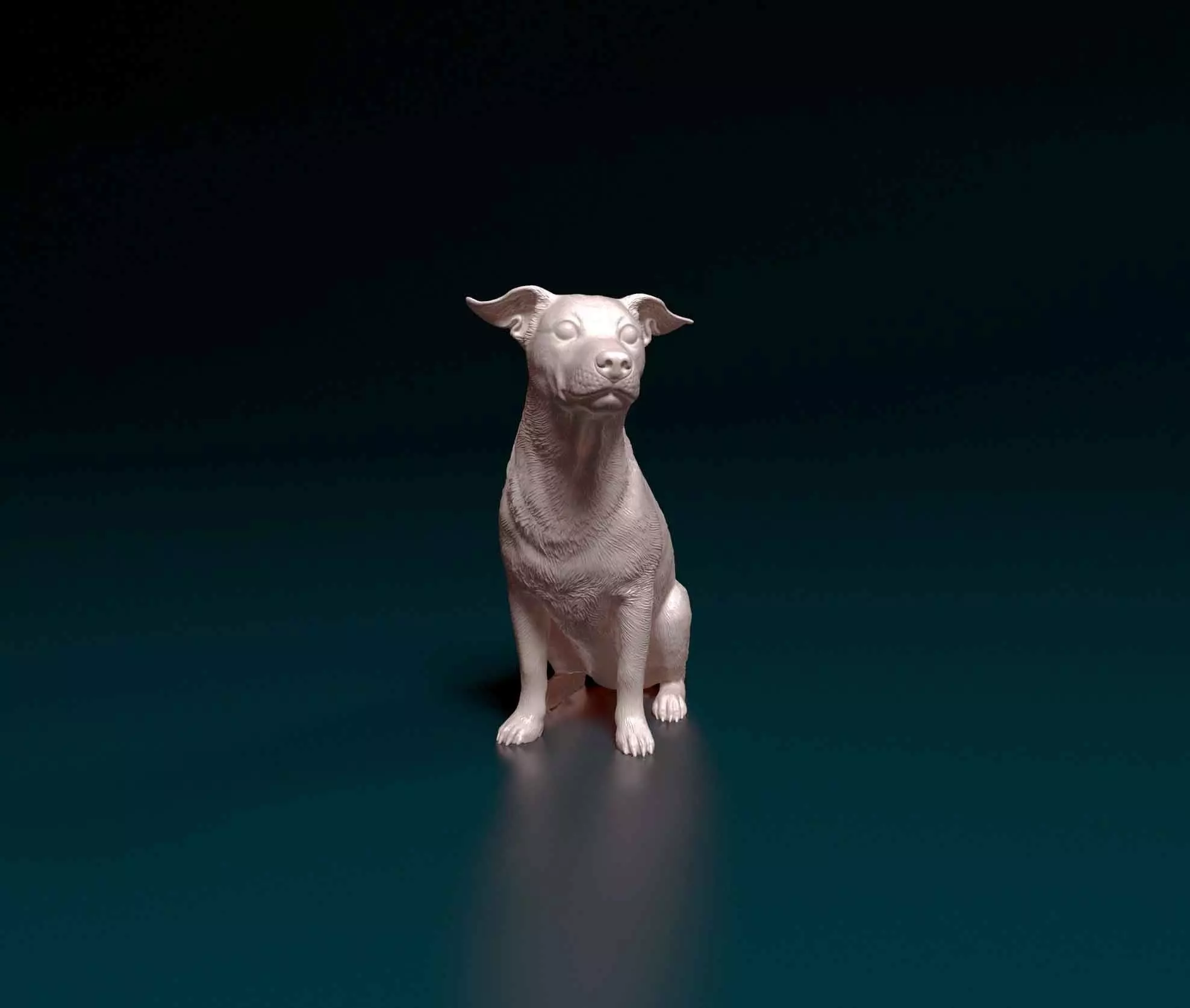 Jack Russell 3D print model_0