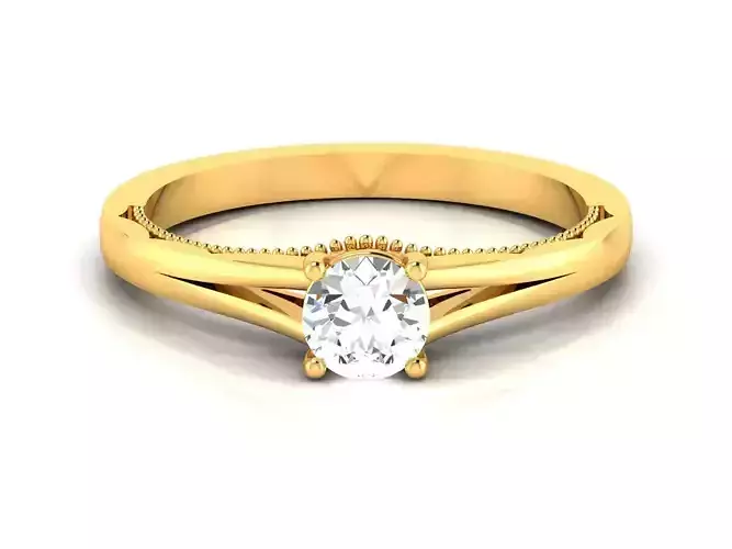 Solitaire Ring 3dm Render Detail 3D print model